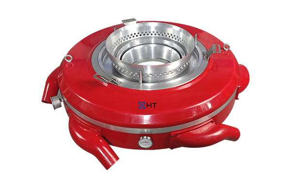 High-speed high-pressure spiral double-layer air ring