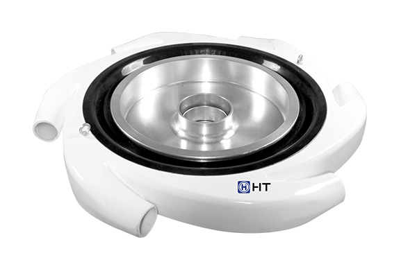 Spiral low-pressure double-outlet air ring