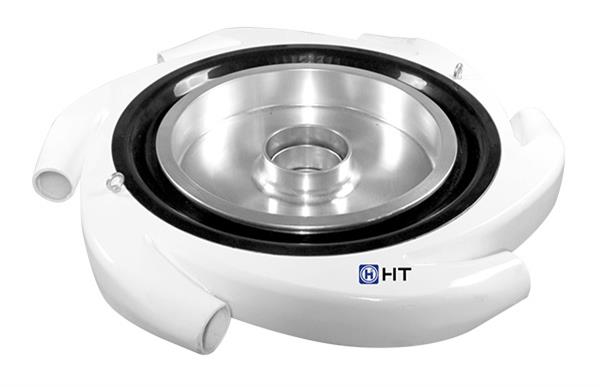 Spiral high-speed low-pressure double-outlet air ring