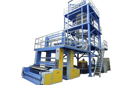 Blown film machine air ring application